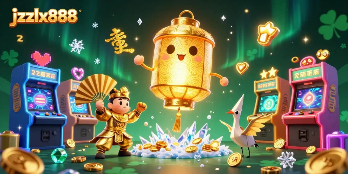 Engage with thrilling gameplay at jxzlx888, showcasing vibrant casino elements in a festive atmosphere.