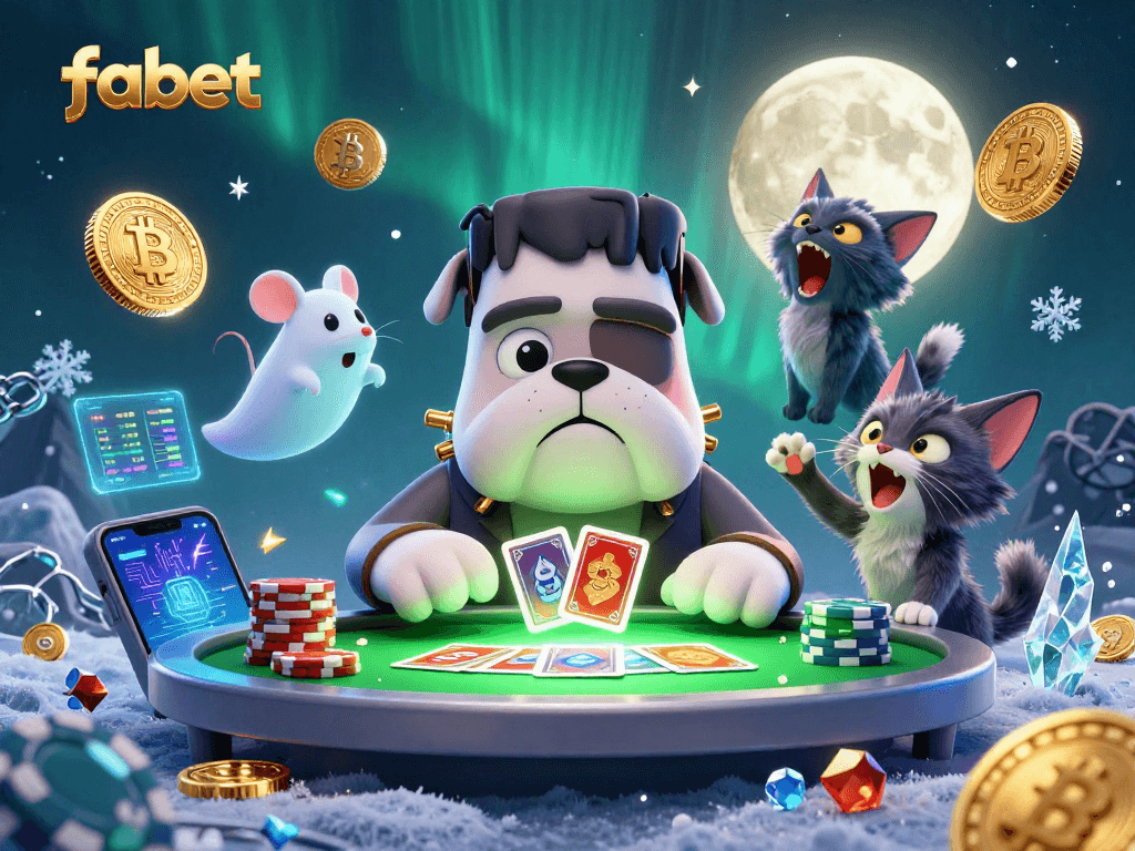 Engage in exhilarating gameplay with fabet featuring a 3D cartoon bulldog monster and thrilling casino elements.