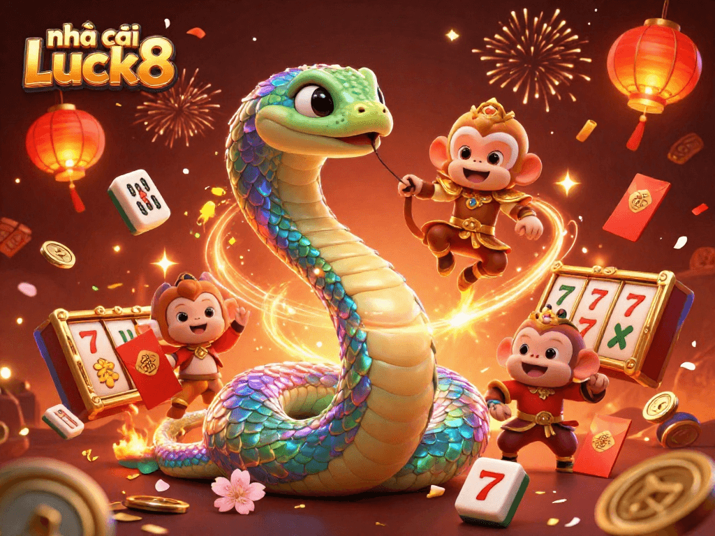 Engage in thrilling gameplay with nhà cái Luck8 featuring vibrant 3D slots and animated characters.