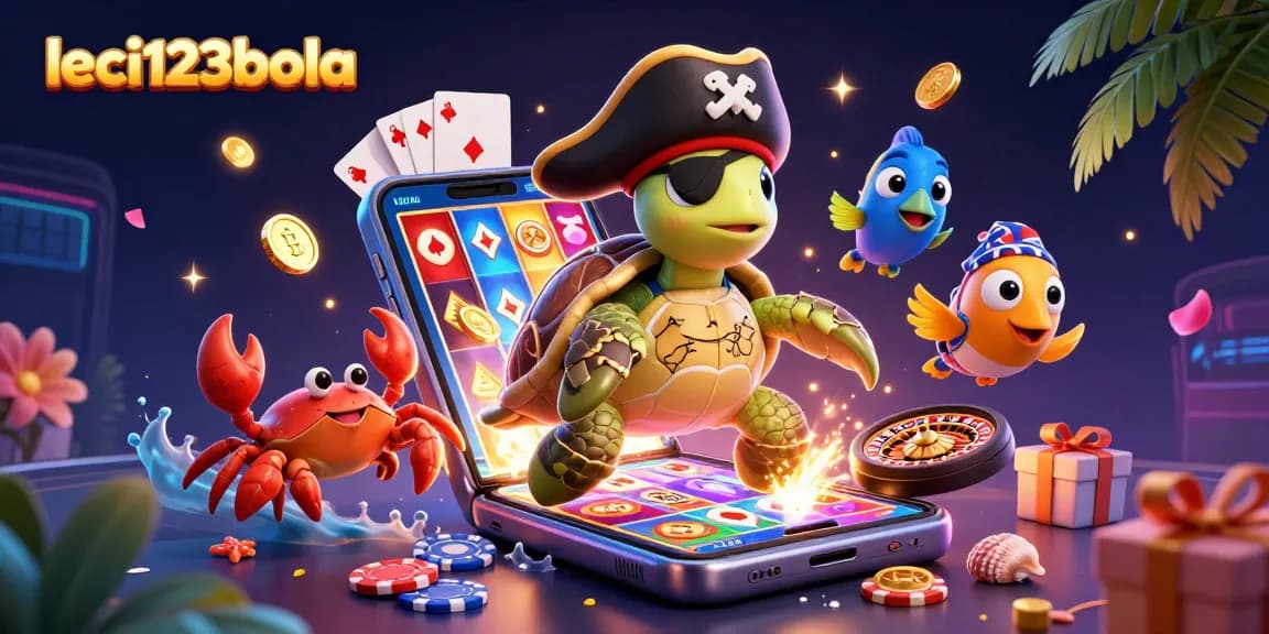 Engage with leci123bola's vibrant gaming scene featuring exciting slot games and fun characters.