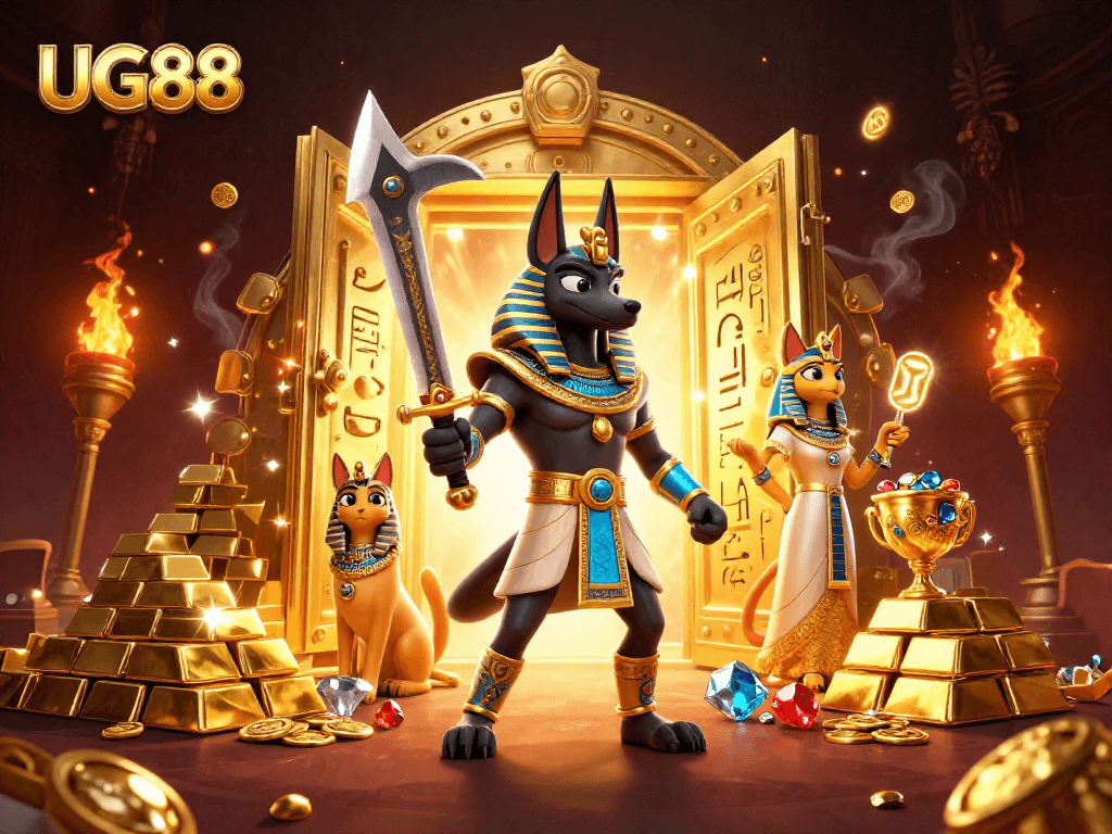 Experience immersive gaming at UG88 with golden treasures and ancient Egyptian themes.