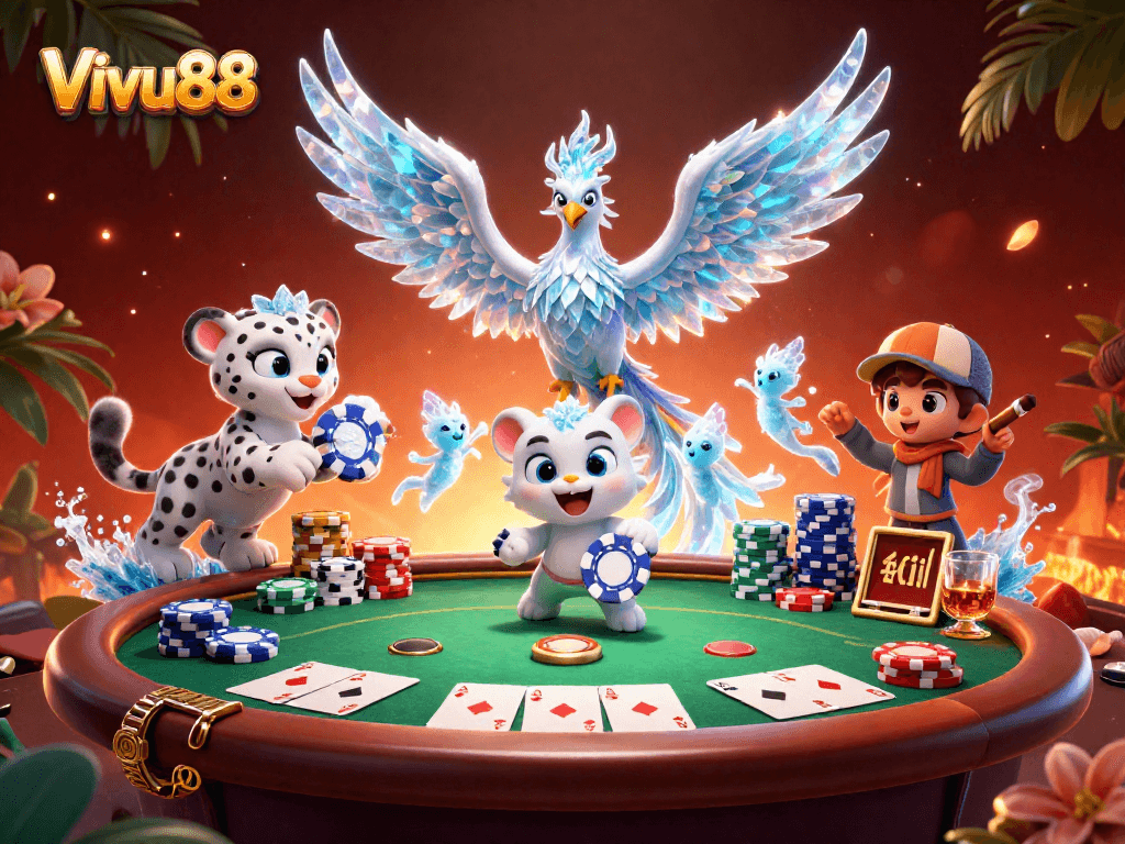 Play exciting games at Vivu88 with vibrant characters and engaging casino elements!