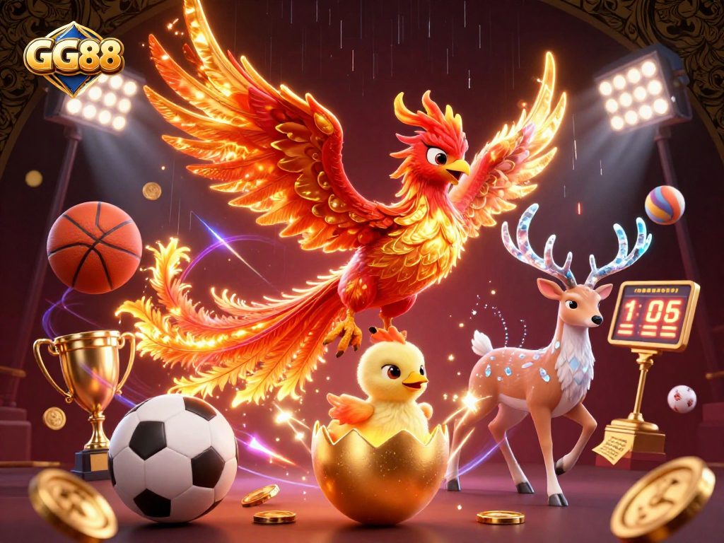 GG88 brings excitement to players with dynamic casino elements in a vivid 3D scene.