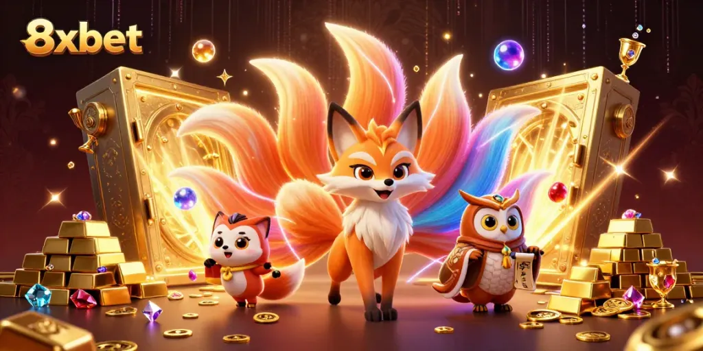 Experience thrilling gameplay on 8xbet with vibrant casino characters and rich visual detail.