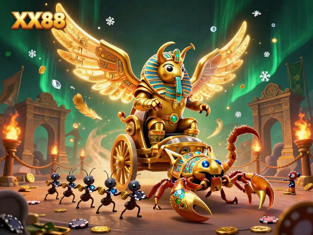Experience thrilling gameplay and opportunities at XX88, featuring vibrant casino elements and a magical atmosphere.