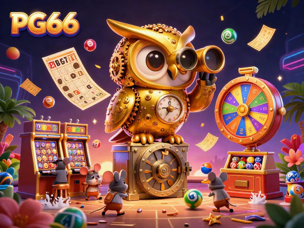 Experience the excitement of PG66 with captivating slot machines and vibrant game elements.