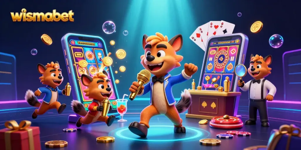 Wismabet menghadirkan kasino berkomedi dengan hyena, slot, dan keseruan permainan.