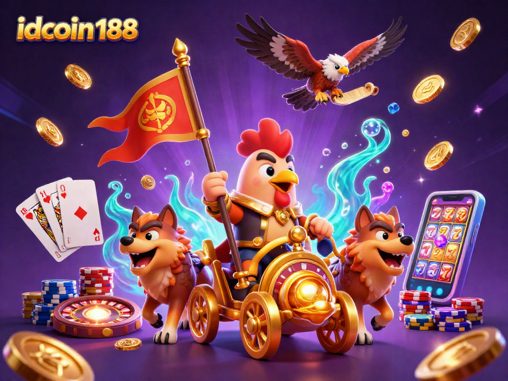 Engage with idcoin188 while enjoying a dynamic 3D casino adventure with thrilling characters and game elements.