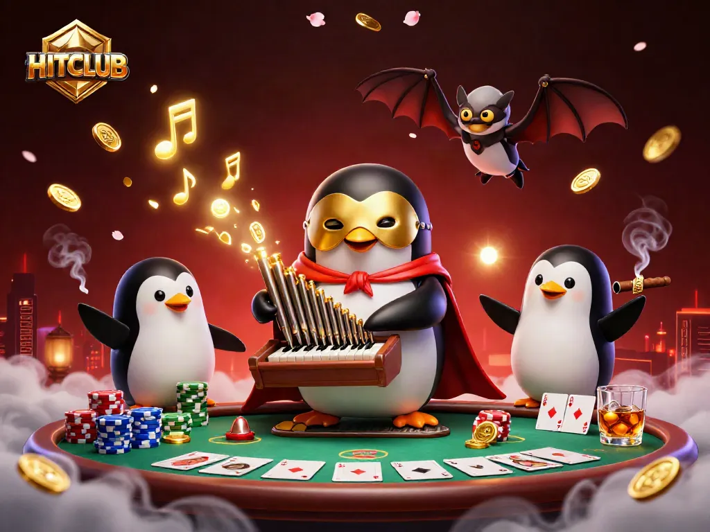 Experience the exciting gameplay of HITCLUB with our vibrant casino scene full of action and rich details.