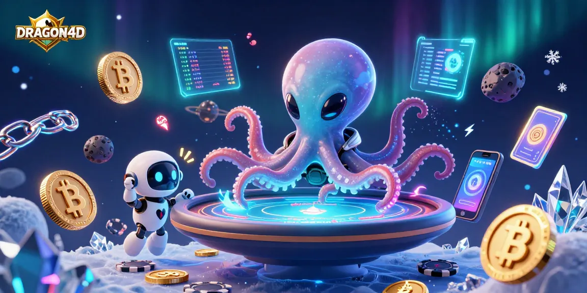 Engage with innovative gaming strategies featuring DRAGON4D in a vibrant 3D casino scene.