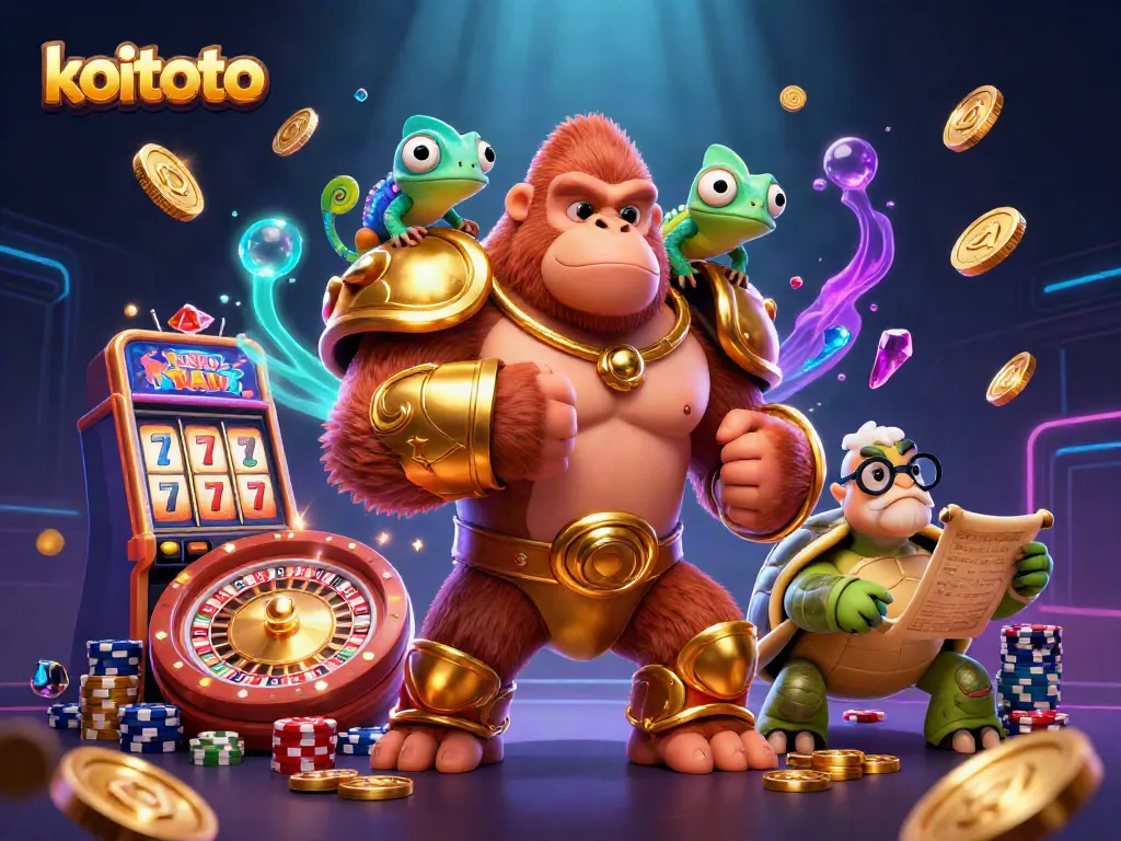 Koin emas dan permainan slot bersinar di KOITOTO, situs toto slot gacor terpercaya.