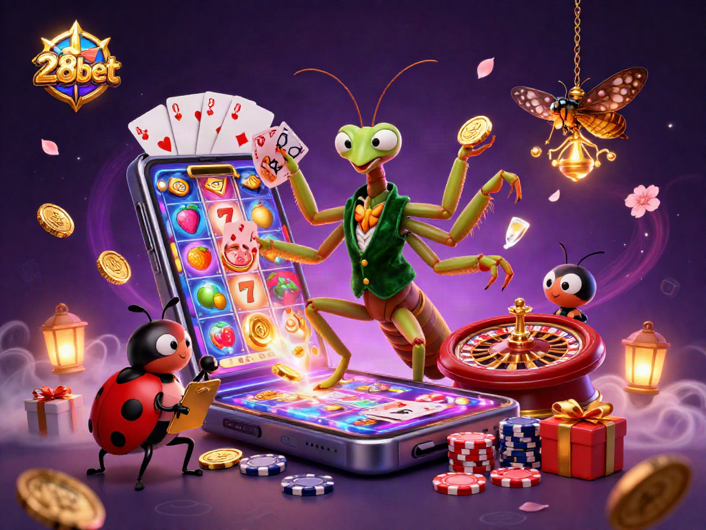 28bet offers thrilling casino experiences with animated characters and dynamic gaming action.