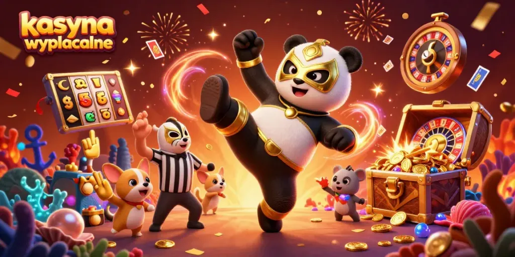 Experience exciting kasyna wyplacalne with vibrant casino elements and animated characters