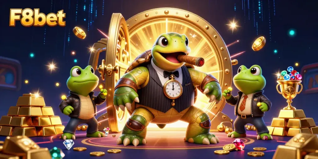 Experience thrilling gameplay with F8bet's vibrant casino atmosphere featuring unique characters and luxurious treasures.