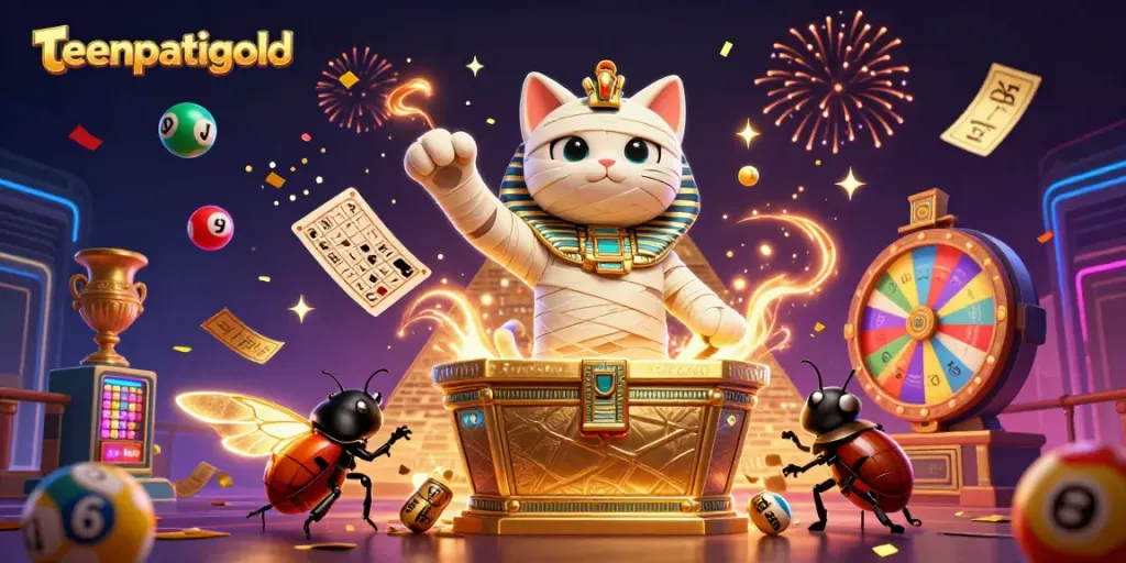 Engage with the thrilling teenpatiigold gaming experience amidst vibrant carnival elements.