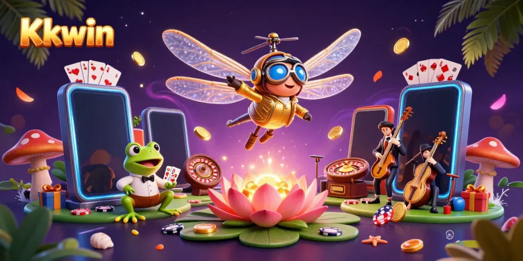 Experience exciting games at Kkwin, where thrilling casino moments unfold with vibrant animations and dynamic characters.