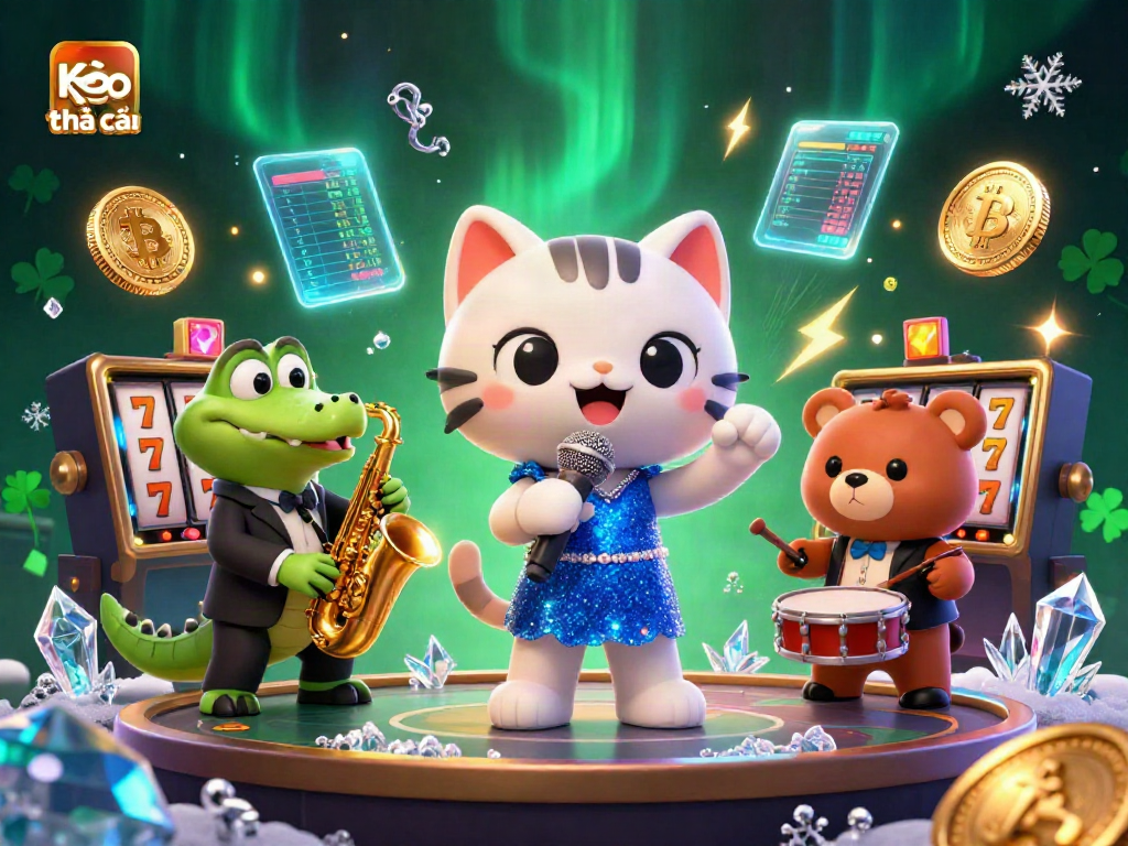 Bet big with Kèo nhà cái at our exciting casino stage featuring lively characters.