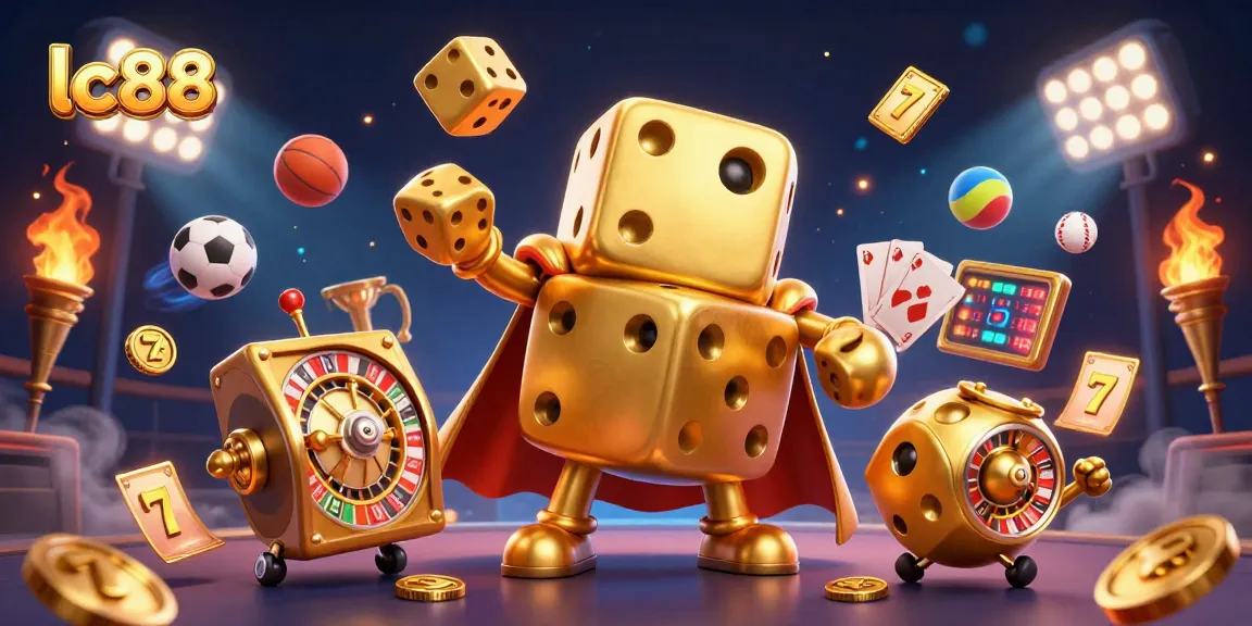 Engage with exciting lc88 slot games featuring a golden dice golem and dynamic jackpots.