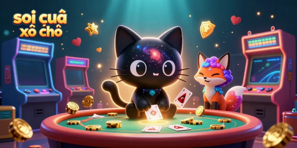 The cosmic essence of soi cầu xổ số as a black hole cat spins golden chips into the galaxy.