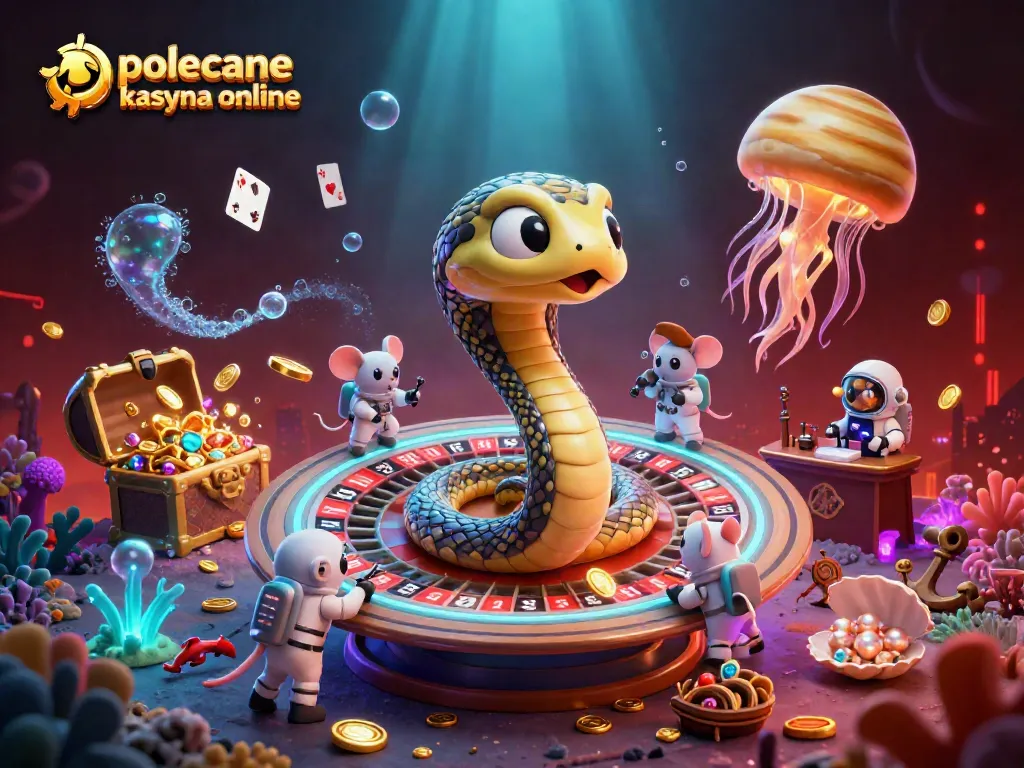Experience polecane kasyna online with engaging cosmic gambling fun through vibrant character interactions.