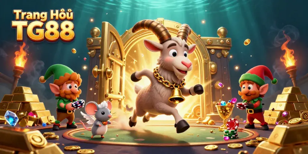 Engage in the festive holiday-horror casino scene at Trang Chủ TG88 with unique 3D characters and dazzling treasures.