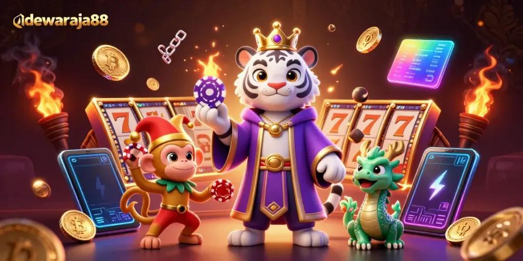 Mainkan permainan slot seru di dewaraja88 dengan simbol naga yang menarik, menangkan jackpot hari ini!