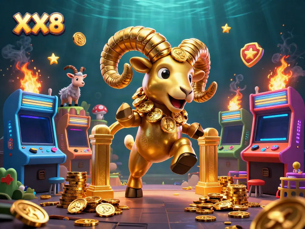 Experience thrilling games with XX8's vibrant casino atmosphere featuring interactive characters and colorful elements.