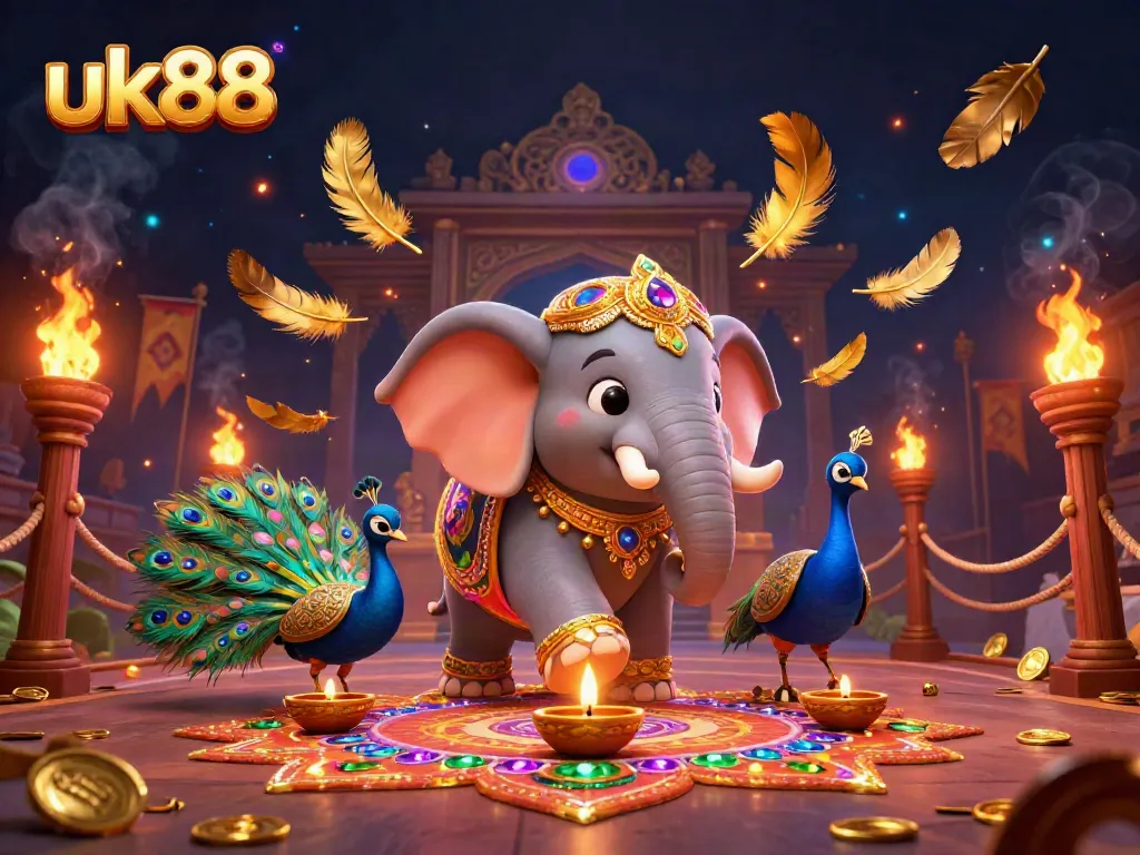 Engage with uk88's vibrant online casino featuring dynamic characters and elements in an immersive gaming environment.